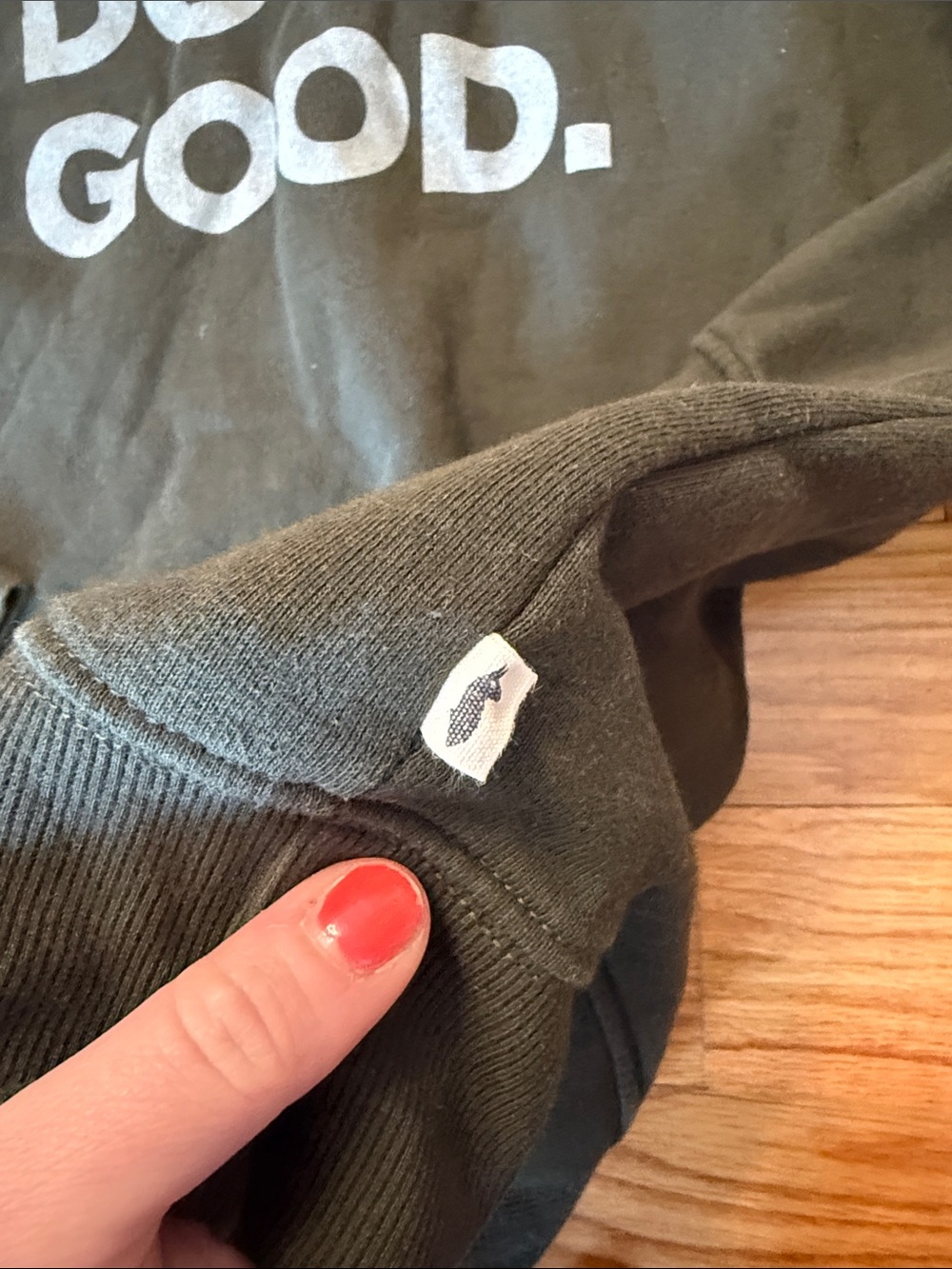 Cotopaxi Do Good. Crewneck Sweatshirt - dark olive medium - Picture 4 of 7